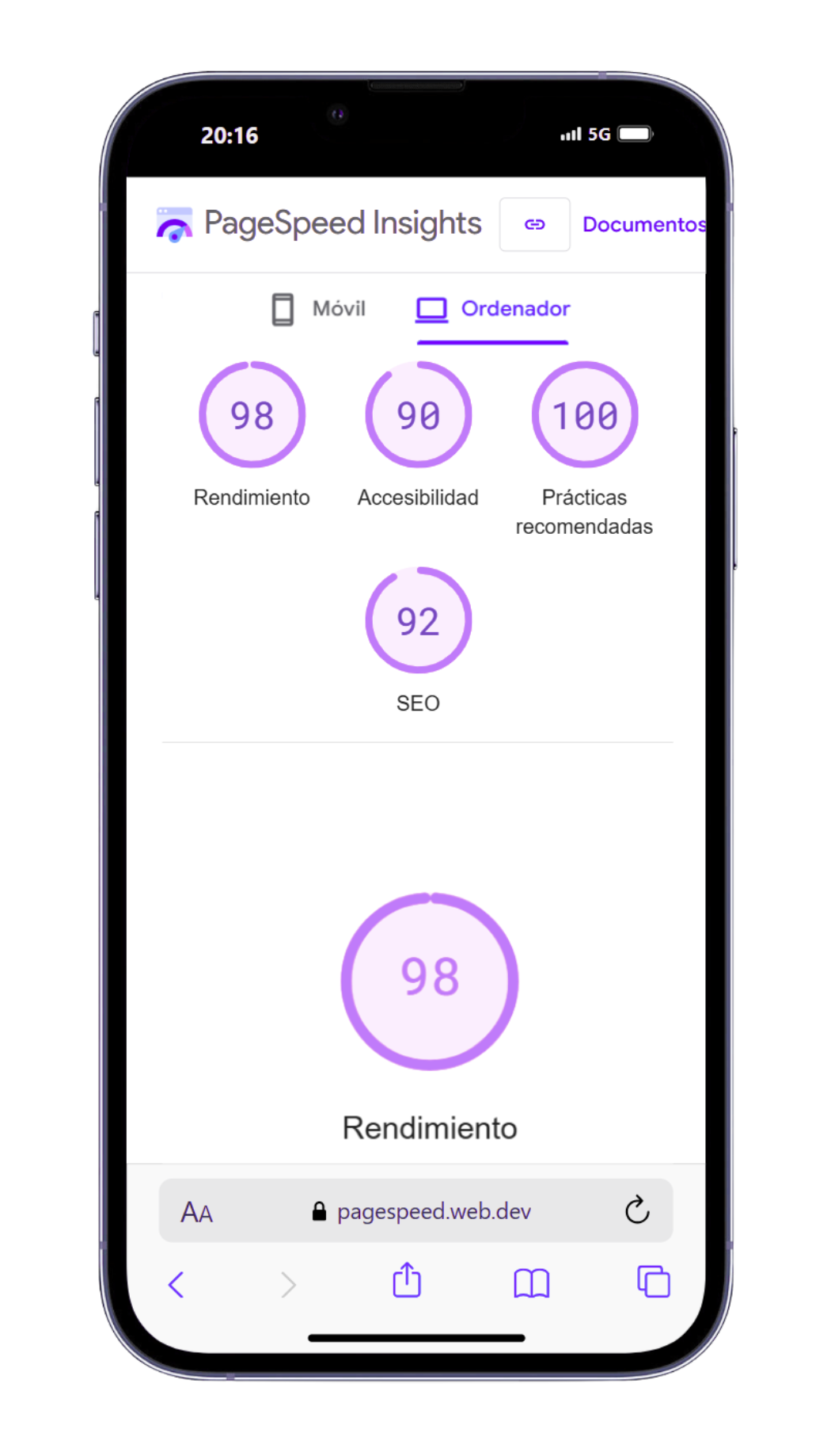 SEO Agency Page Speed Insights